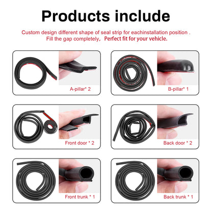 Rubber Seal Weather Strip  for Tesla Model 3 or Model Y Accessories