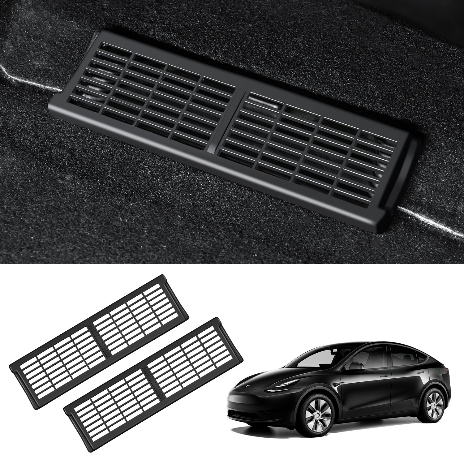 2PCS Under Seat Air Vent Cover for Tesla Model 3 Y Accessories – KUNIST