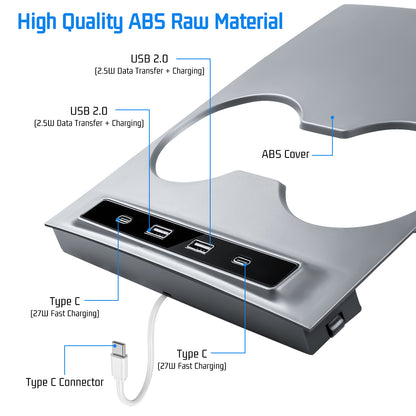 USB Hub for Tesla Model 3 Y 2021 2022 2023 Accessories