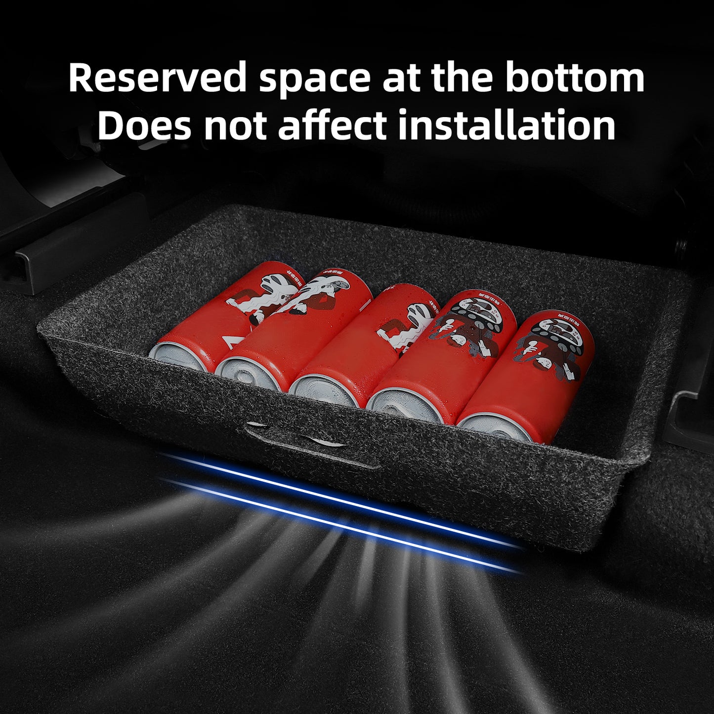 Under Seat Storage Organizer Box for Tesla Model Y