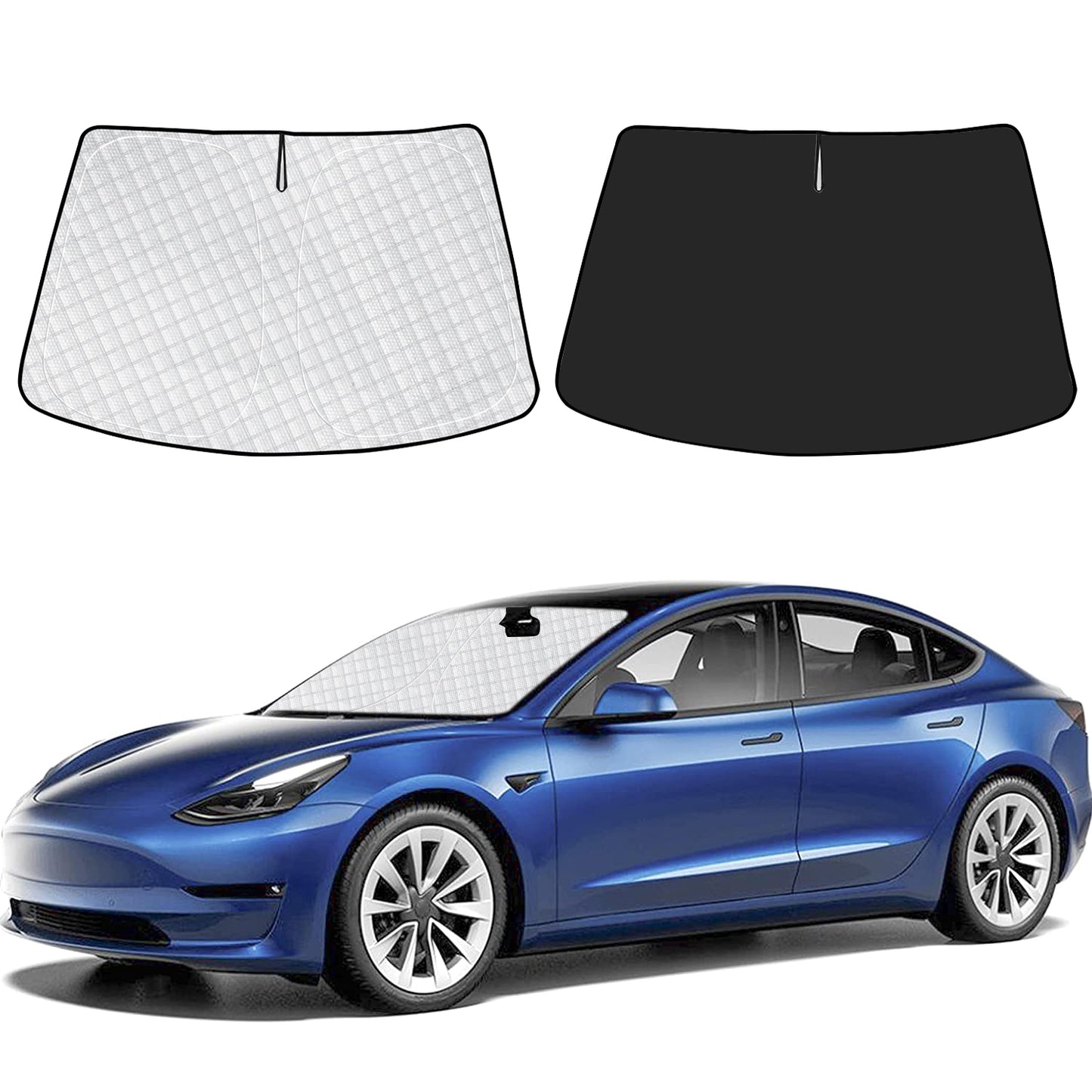 Front Windshield Sunshade for Tesla Model Y